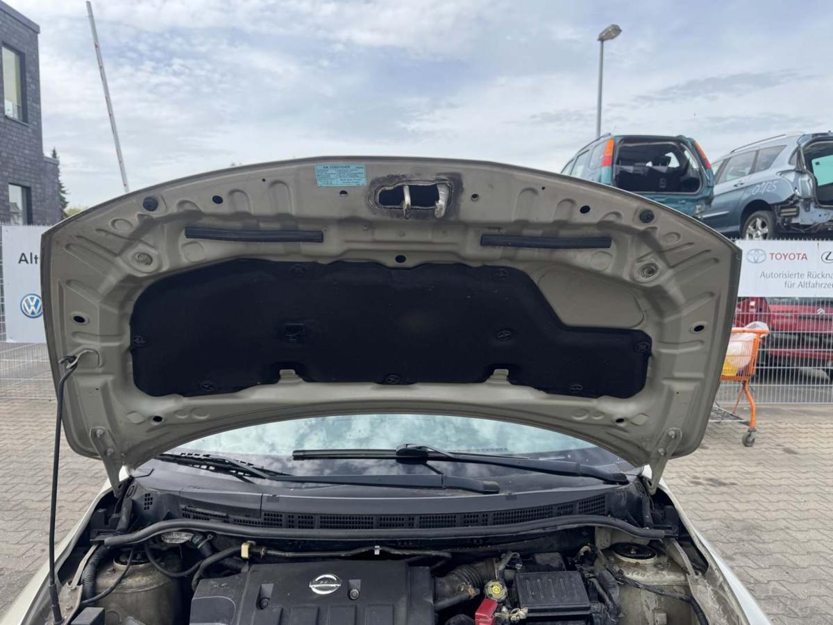 Nissan Tiida original Motorhaube HAB Glazed Almond Bj.2009